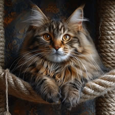 Picture of a Maine Coon cat - 21