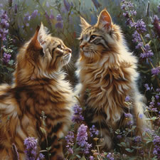 Picture of a Maine Coon cat - 27