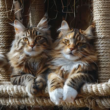 Picture of a Maine Coon cat - 30